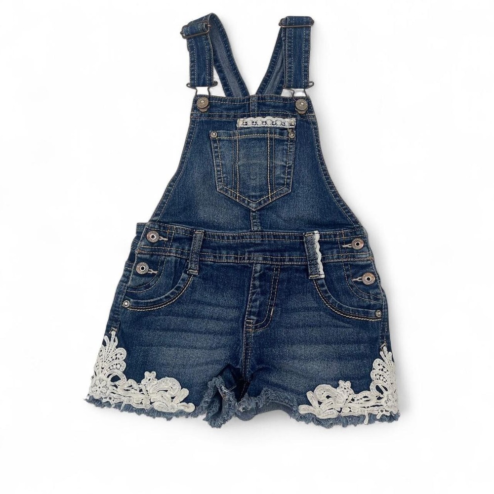 Girls short overalls barely worn